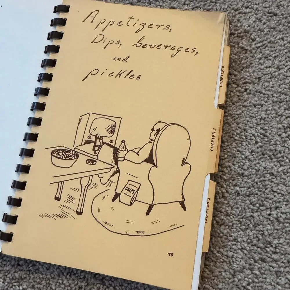 Vintage What's Cookin Regional Recipe Book Buffalo, Illinois St Joseph Church